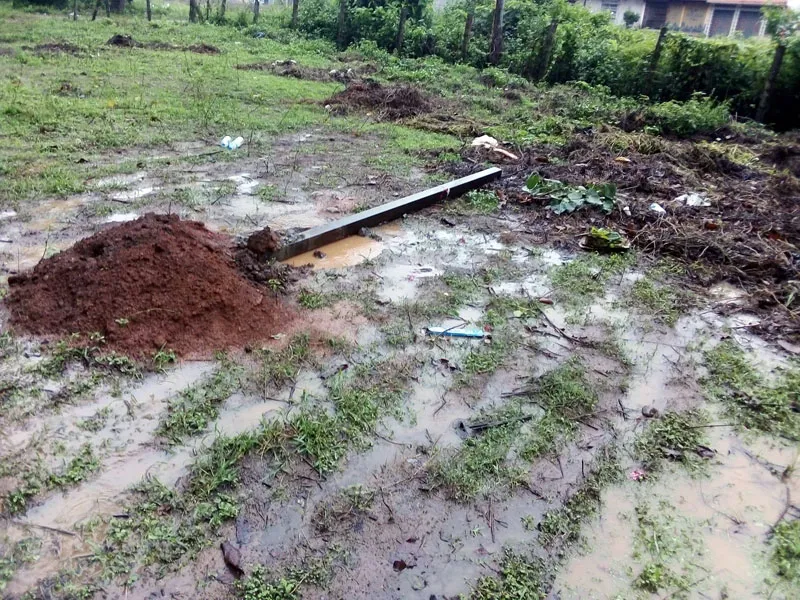 मुख्यमन्त्रीले शिलान्यास गरेको थारु राष्ट्रिय संग्रहालयः किन भत्कियो १२ घण्टा नपुग्दै 